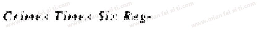 Crimes Times Six Reg字体转换